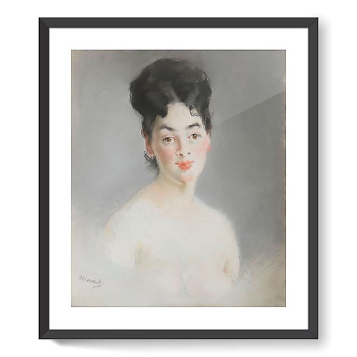 Bust of a naked woman (framed art prints)