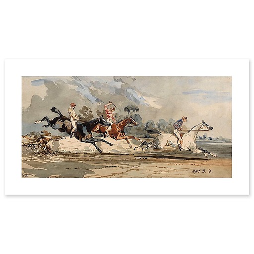 Horse racing (art prints)