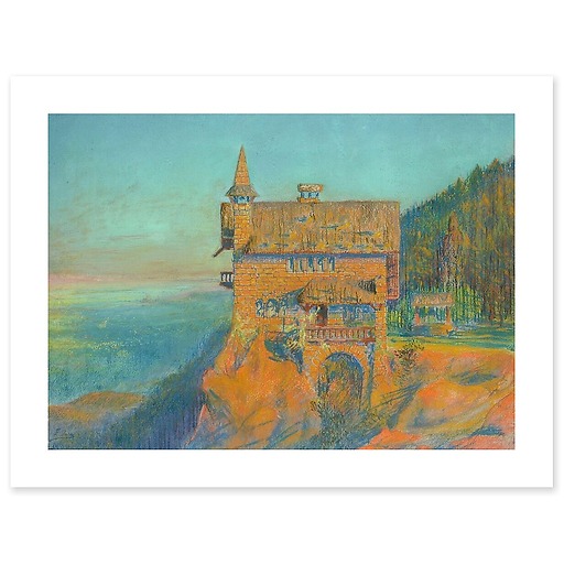 View of My Little House: north side (art prints)