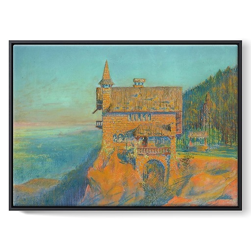 View of My Little House: north side (framed canvas)