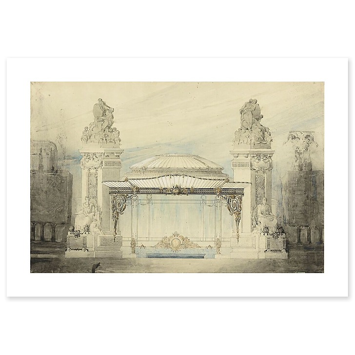 Exit from a metropolitan railway (art prints)