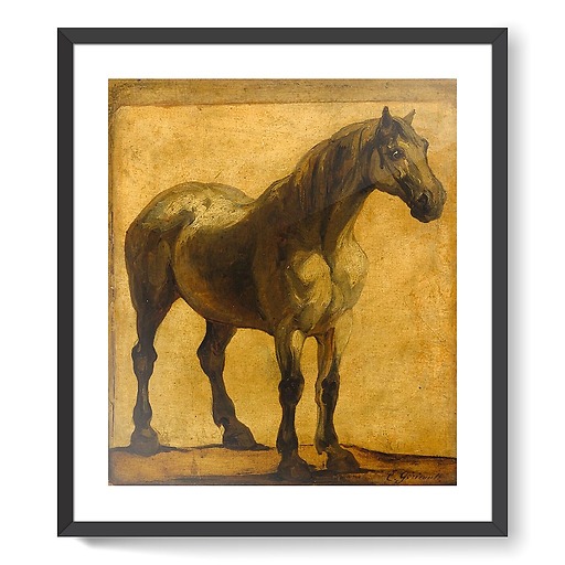 Study of horse (framed art prints)