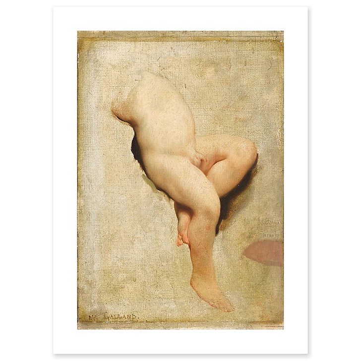Study of a naked child (art prints)