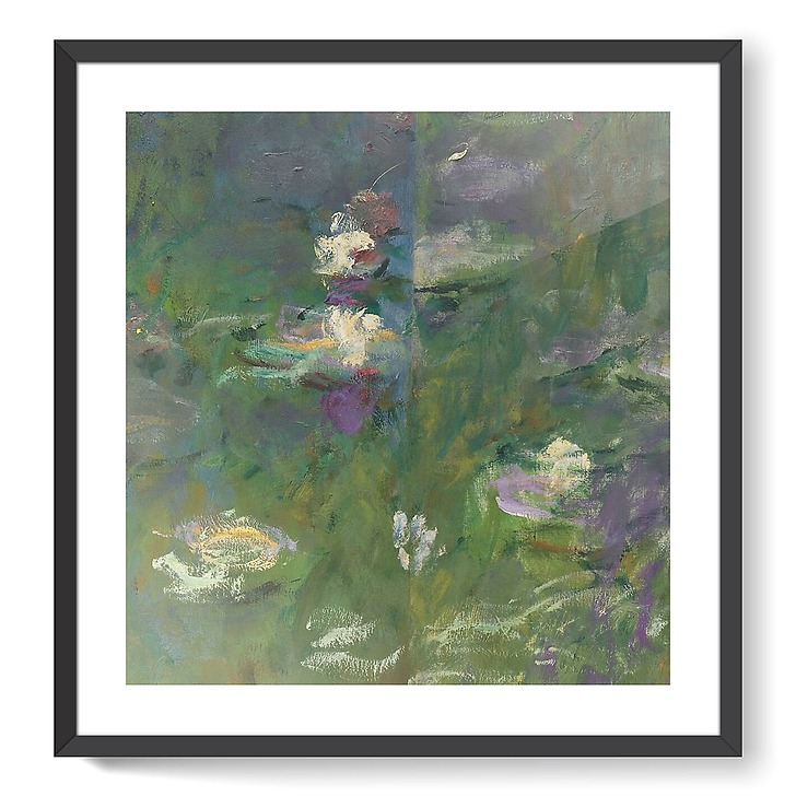 Les Nymphéas : Matin (affiches d'art encadrées)