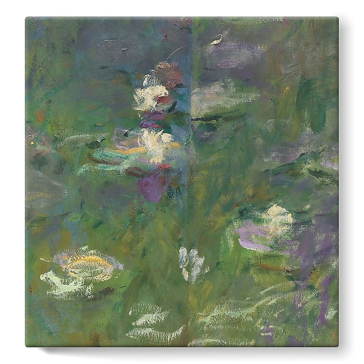 The Water Lilies: Morning (stretched canvas)