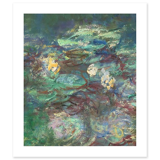 The Water Lilies: Green Reflections (art prints)