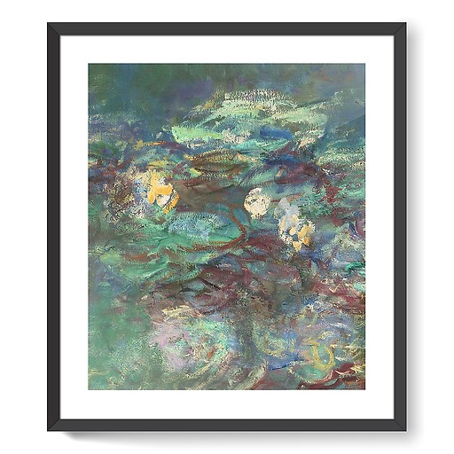The Water Lilies: Green Reflections (framed art prints)
