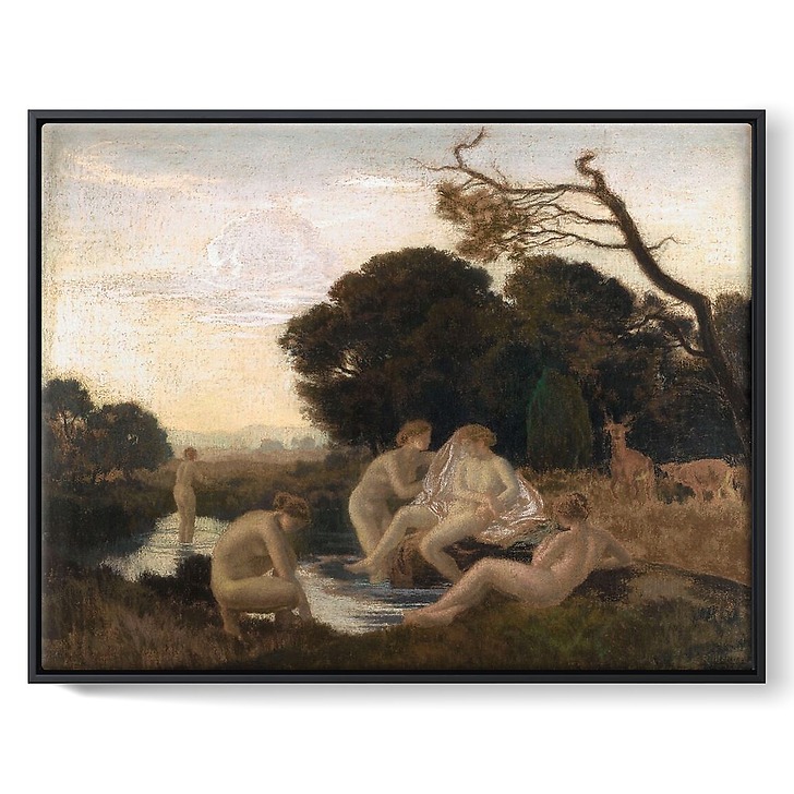Diane's bath (framed canvas)