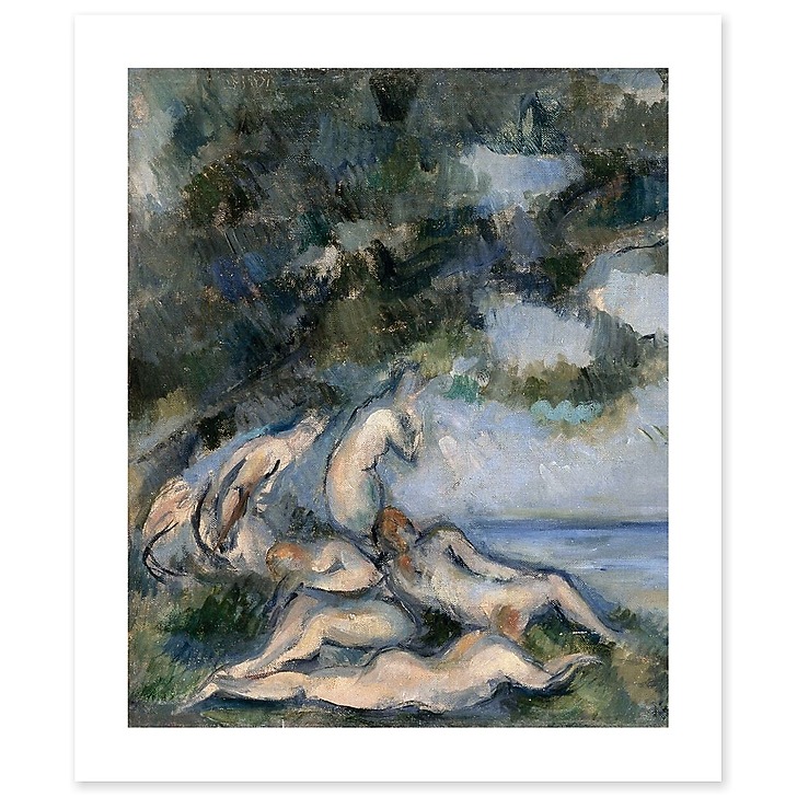 La barque et les baigneurs (toiles sans cadre)