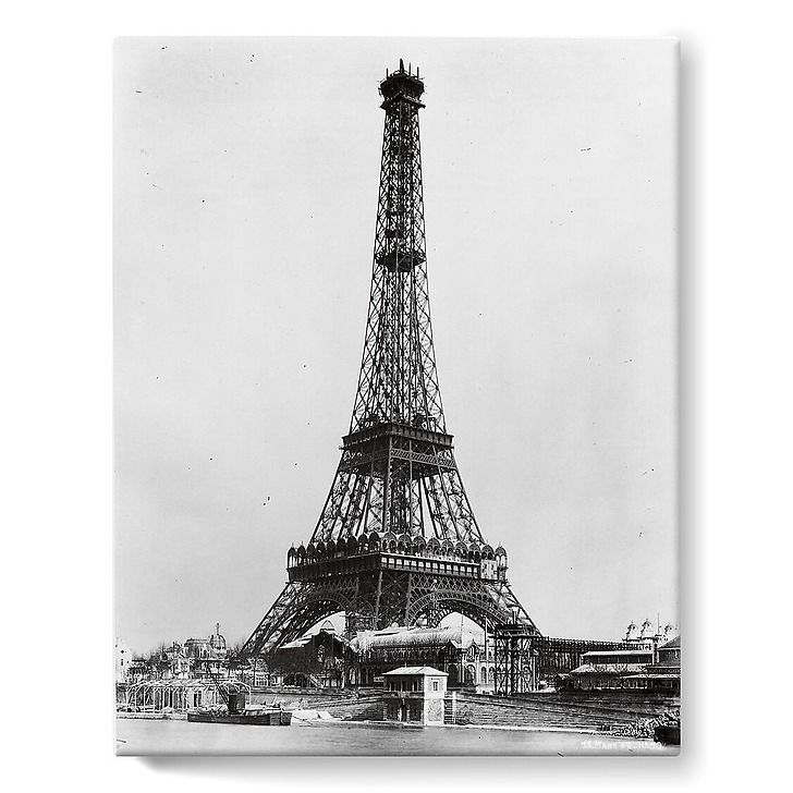 La Tour jusqu'au 3e étage et le début du lanternon (toiles sur châssis)