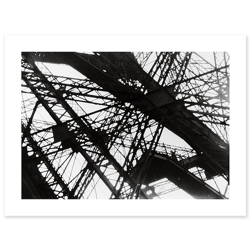 The Eiffel Tower; detail (canvas without frame)
