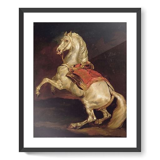 Prancing horse said Tamerlan (framed art prints)