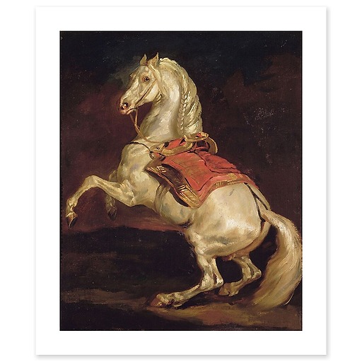 Prancing horse said Tamerlan (canvas without frame)