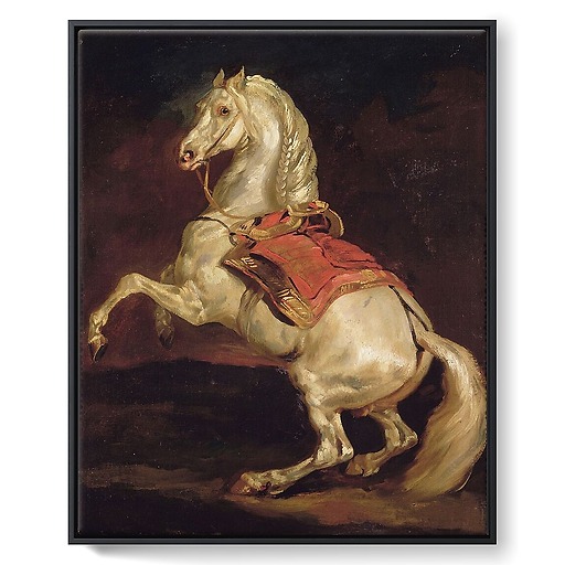 Prancing horse said Tamerlan (framed canvas)