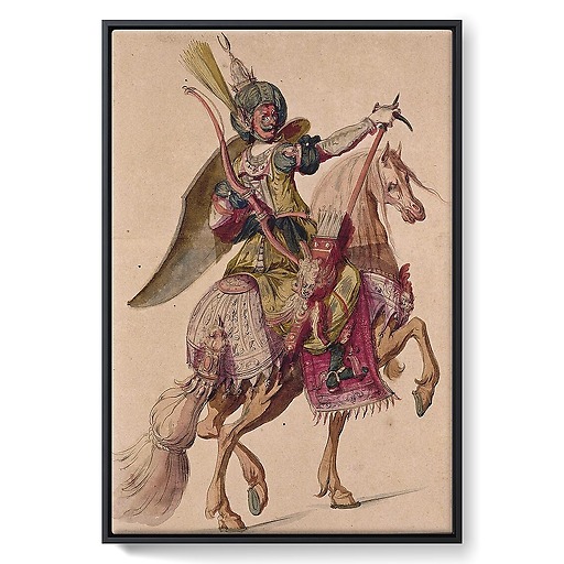 Turkish Rider (framed canvas)