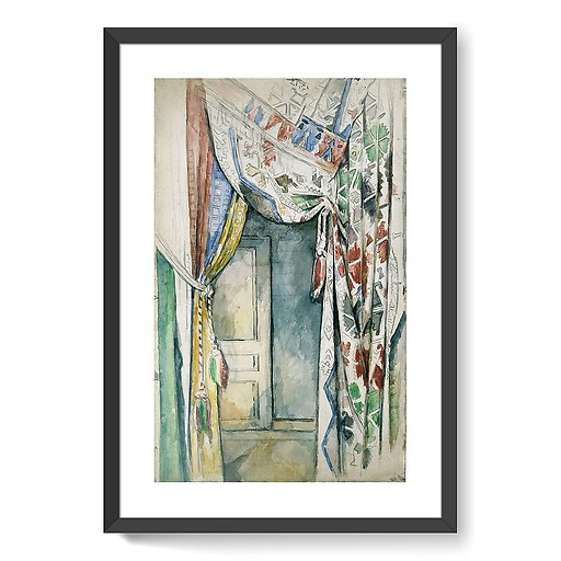 The curtains (framed art prints)