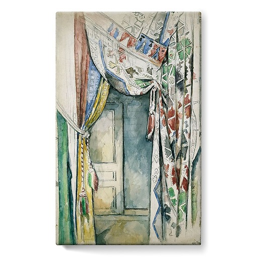 The curtains (stretched canvas)