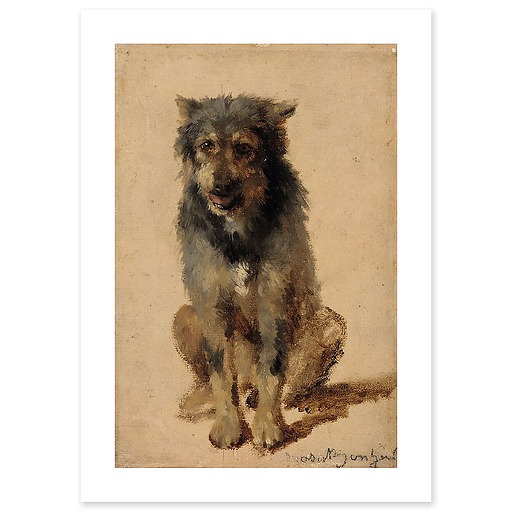 Dog (canvas without frame)