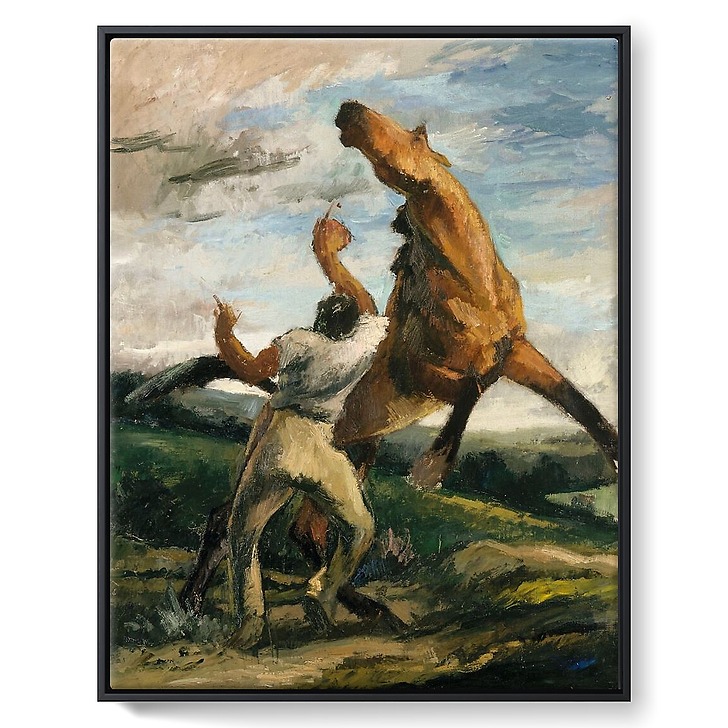 The stallion (framed canvas)