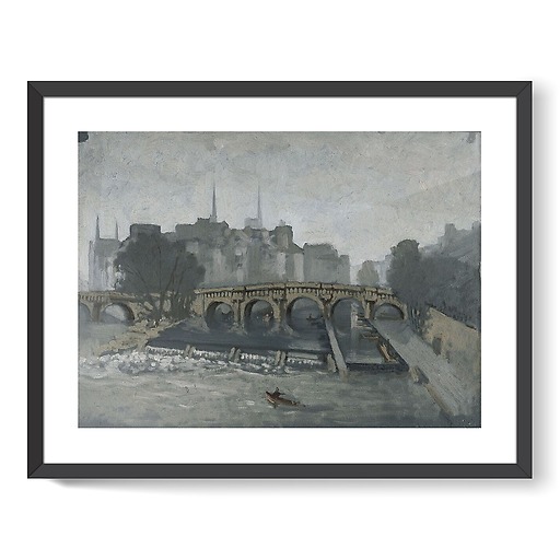 Album des vues de Paris, le pont Neuf et l'île de la Cité (affiches d'art encadrées)