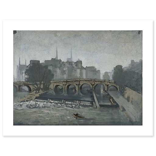 Album des vues de Paris, le pont Neuf et l'île de la Cité (toiles sans cadre)
