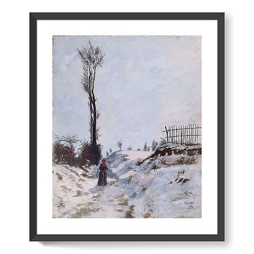 Snow landscape (framed art prints)