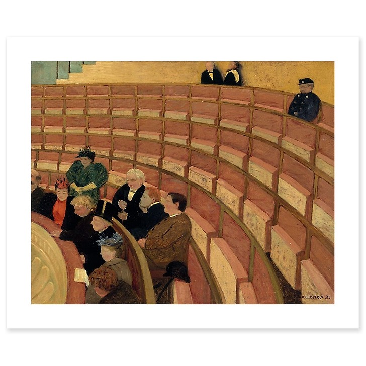 La troisième galerie au théâtre du Châtelet (toiles sans cadre)