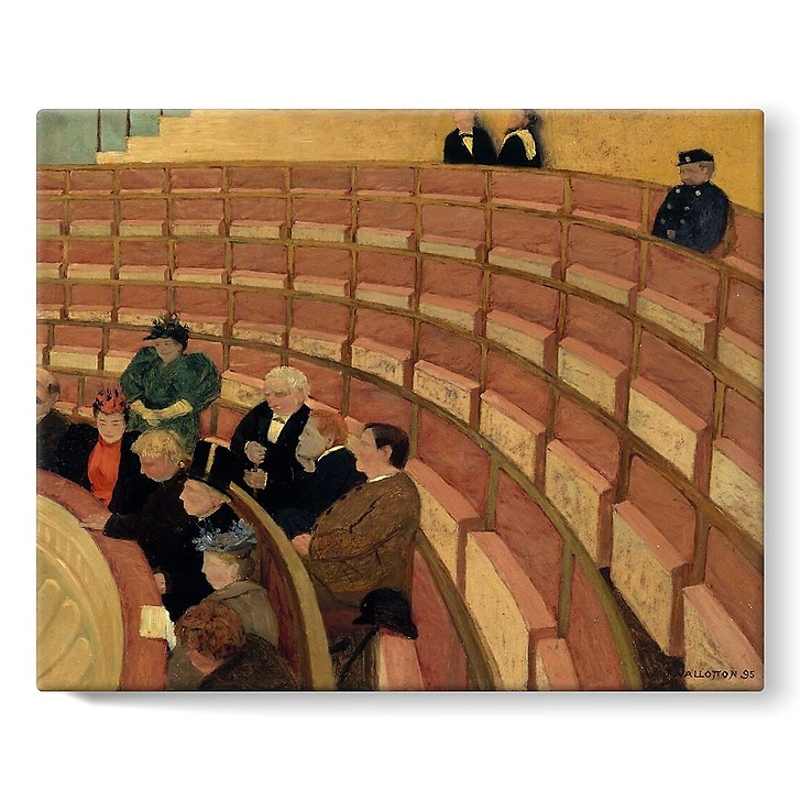 La troisième galerie au théâtre du Châtelet (toiles sur châssis)