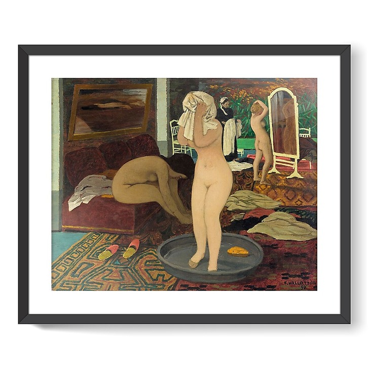 Femmes à leur toilette (affiches d'art encadrées)