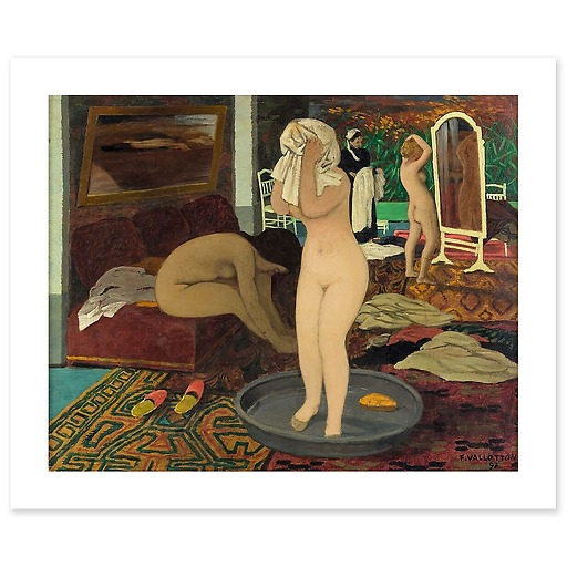 Women bathing (canvas without frame)