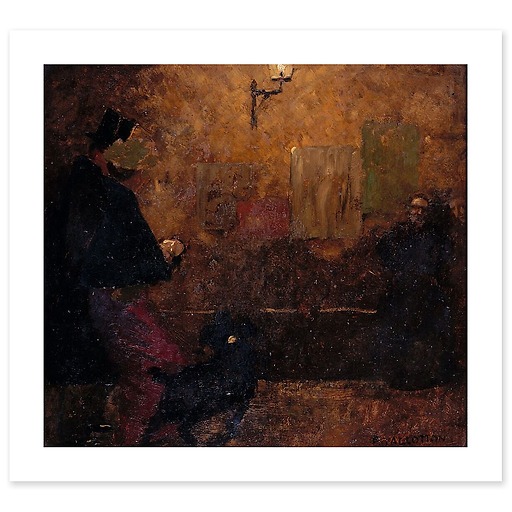Night walk (canvas without frame)