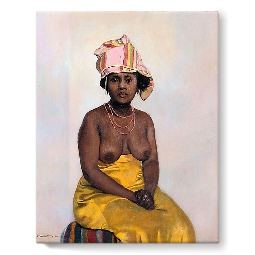 African woman (stretched canvas)