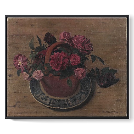 Red roses (framed canvas)