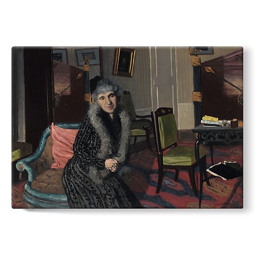 Mrs Alexandre Bernheim, born Henriette Adler, wife of the art dealer (stretched canvas)