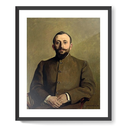 Portrait of Alfred Athis, pseudonym of the writer Alfred Natanson (framed art prints)