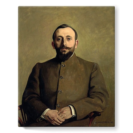Portrait d'Alfred Athis, pseudonyme de l'écrivain Alfred Natanson (toiles sur châssis)