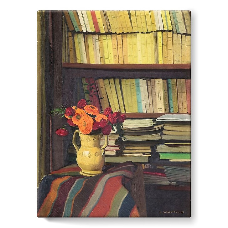 The library (stretched canvas)