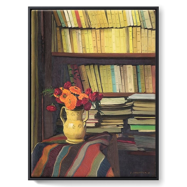 La bibliothèque (toiles encadrées)