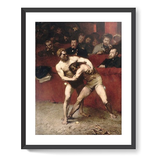 Wrestlers (framed art prints)