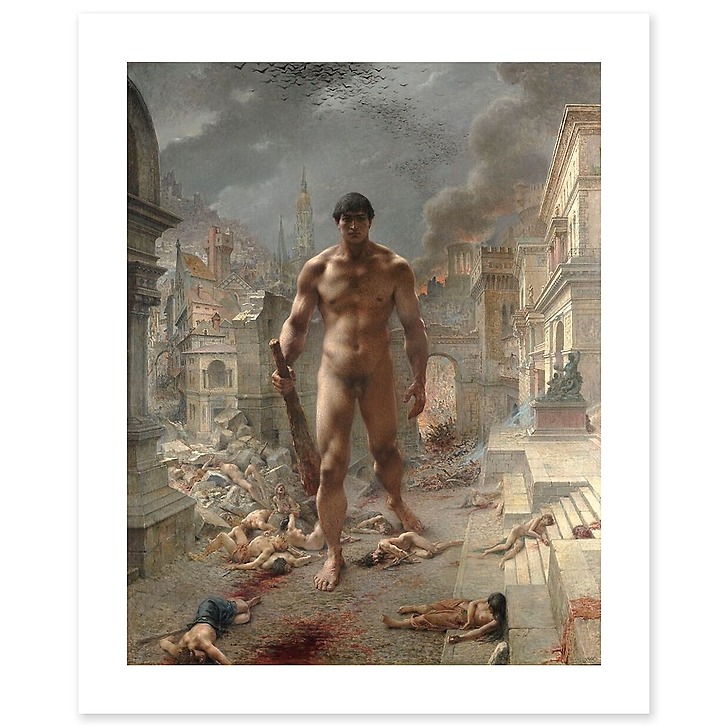 Fléau ! (canvas without frame)