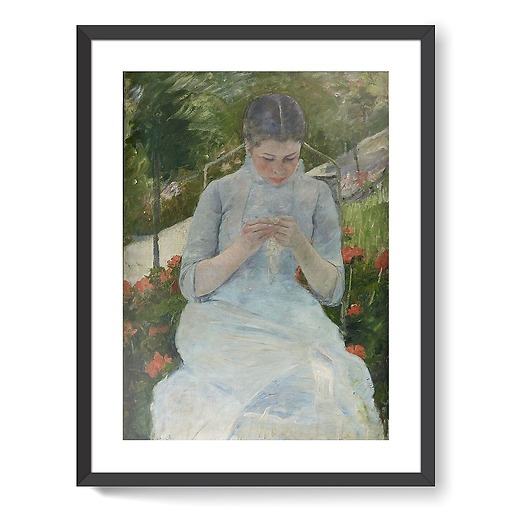 Girl in the Garden (framed art prints)