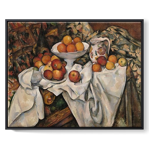 Apples and oranges (framed canvas)