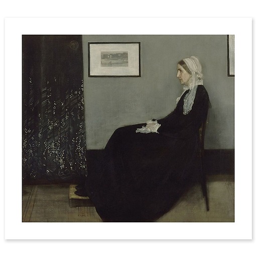 Arrangement in Grey and Black No. 1, also called Portrait of the Artist's Mother (art prints)