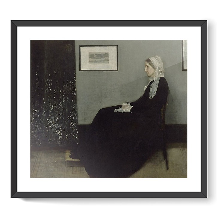 Arrangement en gris et noir nº1 (affiches d'art encadrées)