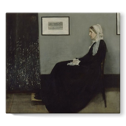 Arrangement in Grey and Black No. 1, also called Portrait of the Artist's Mother (stretched canvas)