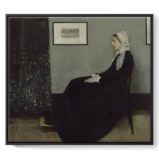 Arrangement in Grey and Black No. 1, also called Portrait of the Artist's Mother (framed canvas)
