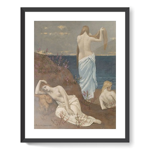 Young Girls by the Seaside (framed art prints)