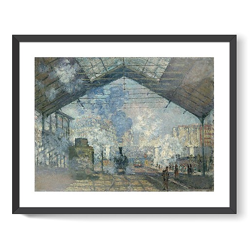 La Gare Saint-Lazare (affiches d'art encadrées)