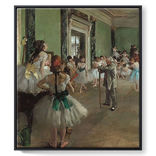 The Ballet Class (framed canvas)
