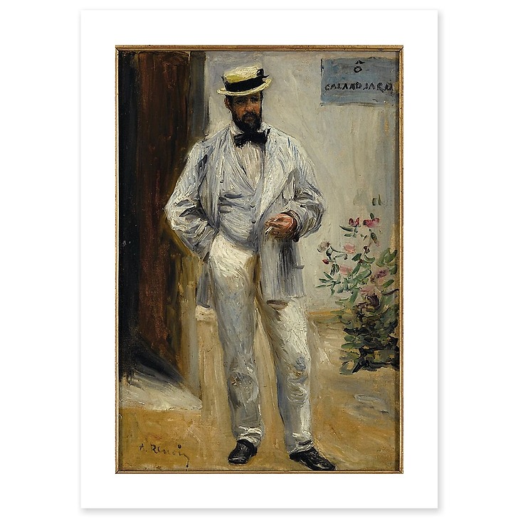 Portrait of Charles Le Coeur (1830-1906), architect, brother of the painter Jules Le Coeur, friend of Renoir (art prints)